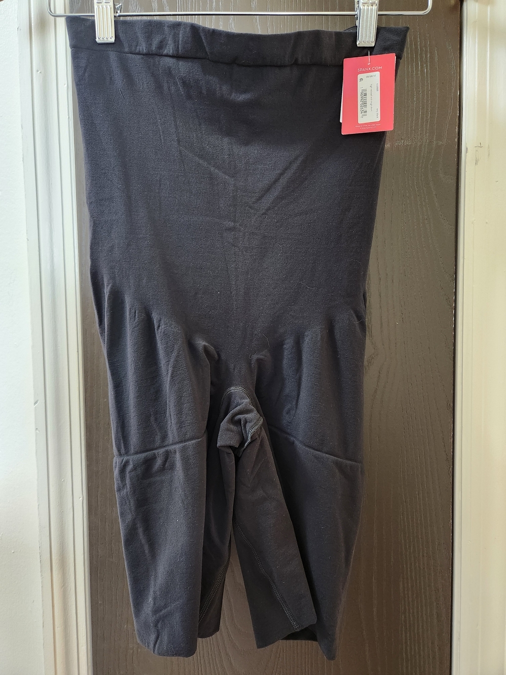 SPANX Black High-Rise Mid Thigh Firm Control Shaping Short